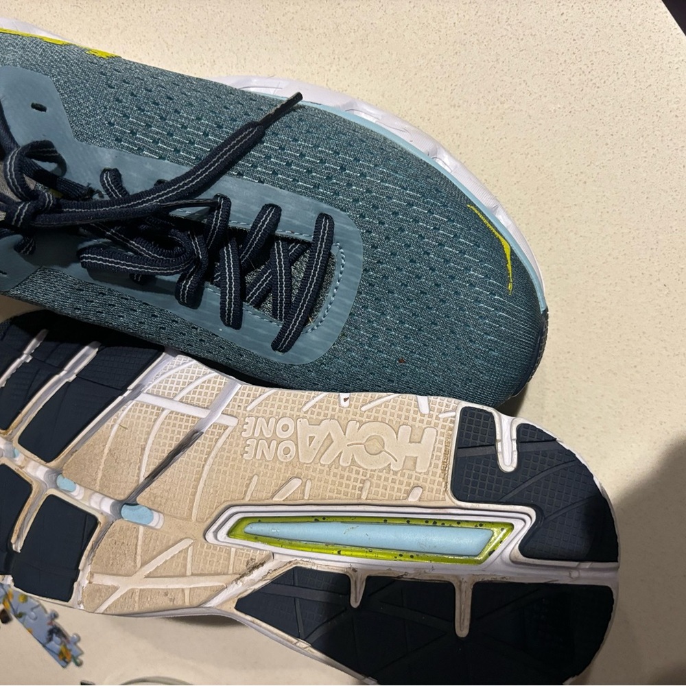 HOKA Men's Running Shoes - Green and Black